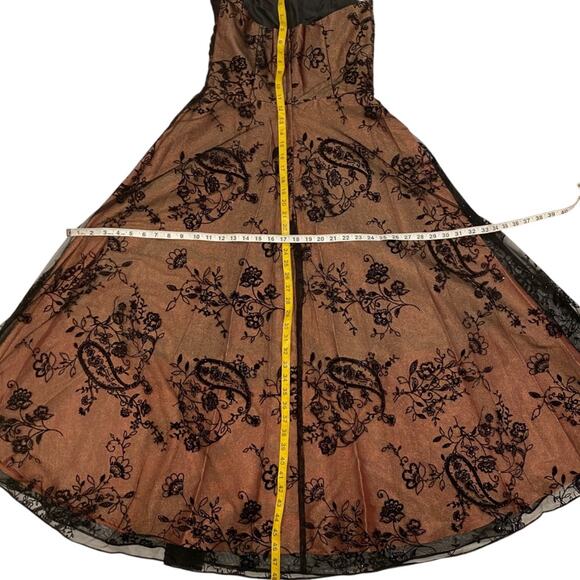 Vintage McClintock Formal Dress Medium Strapless Gown RARE Y2K does 50s Holiday - Picture 10 of 17